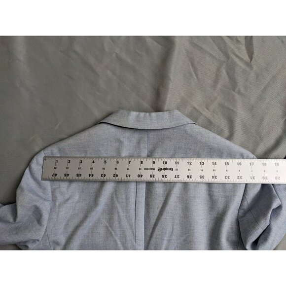 J.Crew Blazer Blue Ludlow Wool Silk Linen Blend Sportcoat Mens Size 36S - Picture 11 of 12